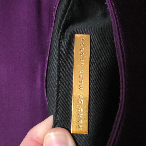 Marc by Marc Jacobs Party Girl Heart Clutch Bag Purple - Picture 9 of 12